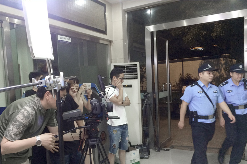 台州公安局椒江分区“警察故事”系列微剧情拍摄